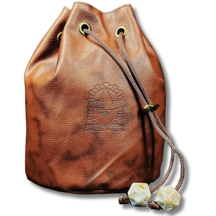 Sage's Portal Large DND Dice Bag, Holds 200+ Dice