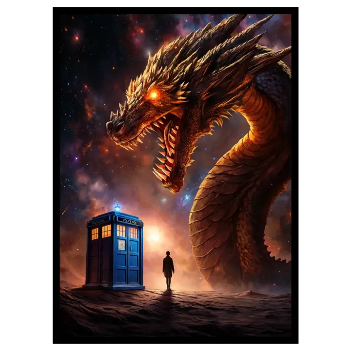 Realm Guard – 100ct Matte TCG/MTG Card Art Sleeves (The Time Lord)