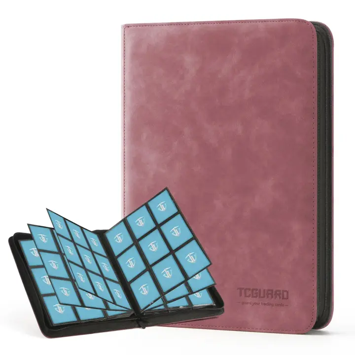 TCGUARD Trading Card Binder, 9 Side Loading Pocket Card Album Hold Up to 540