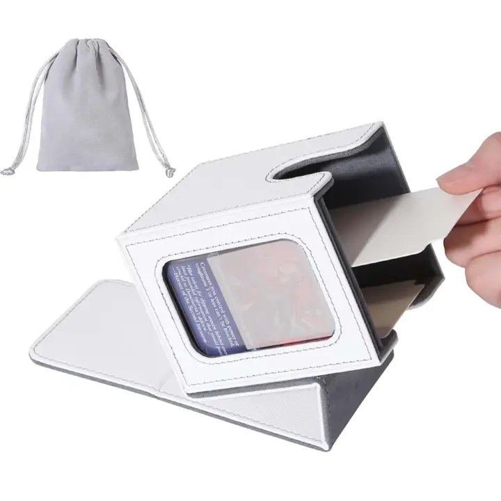 AFIING MTG Deck Box for Commander Display, Fits 100 Double Sleeved Cards