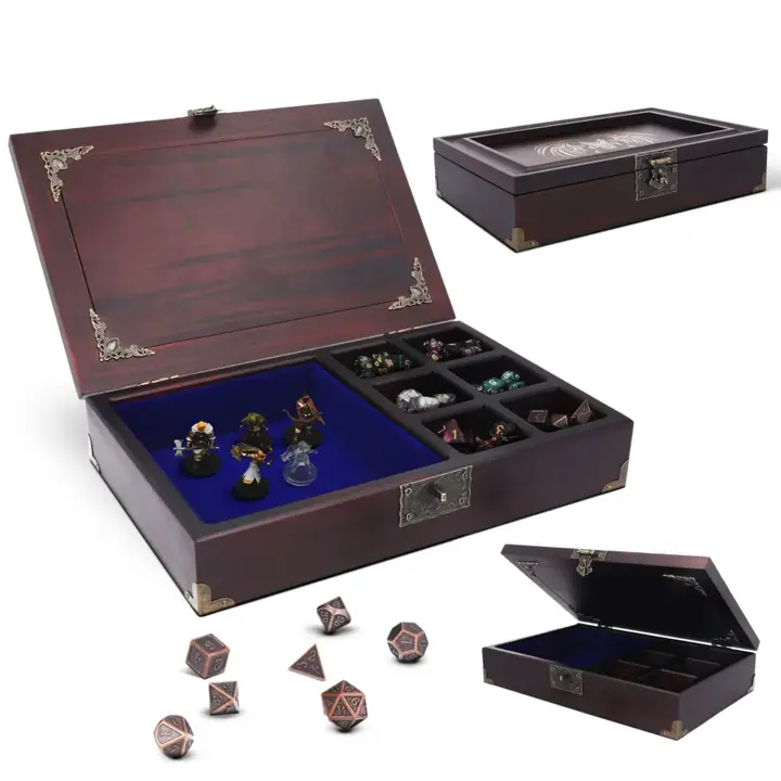 HORNATE Dice tray 2 in 1 - dnd dice tray with dnd stuff