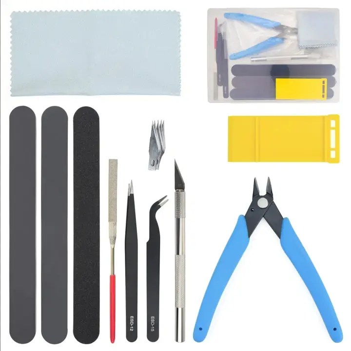 ZIIYAN 10Pcs Model Tools Craft Set Hobby Building Tools Kit for Gundam Basic