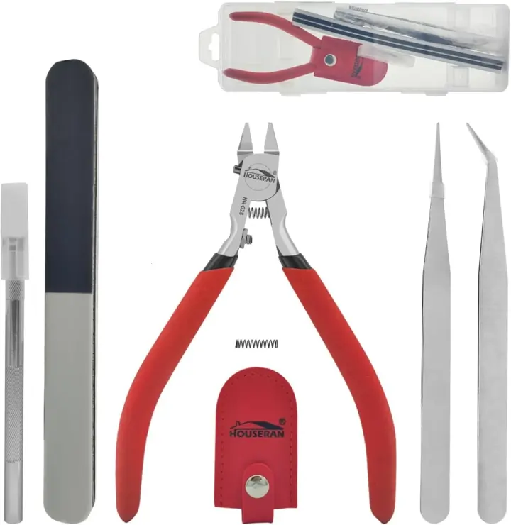 HOUSERAN 4.7inch Model Nippers with Single Blade, Modeling Tool Kits