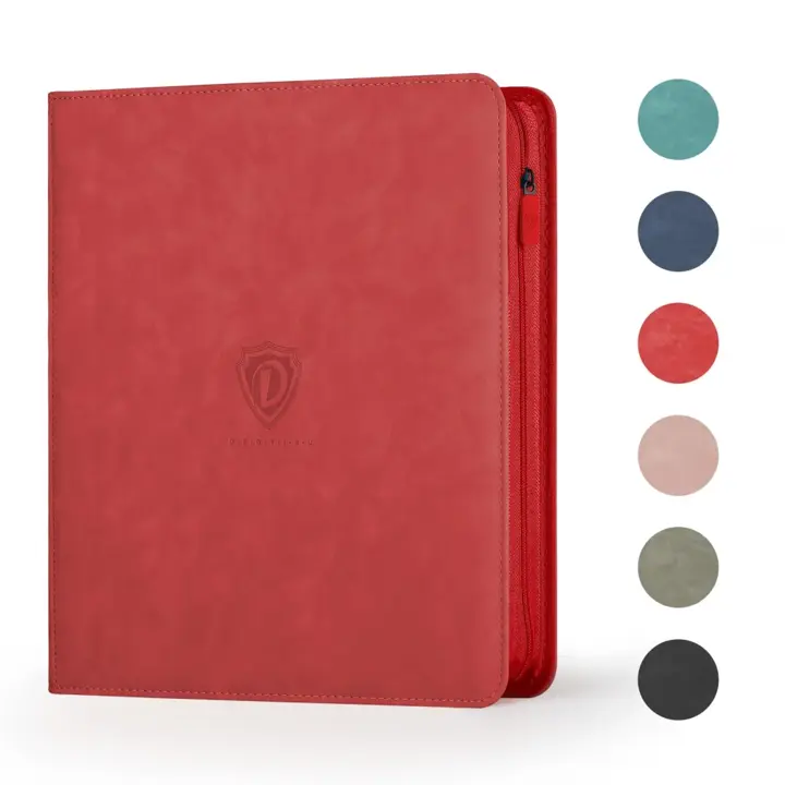 Deoyibu Trading Card Binder with Zip,12 Pockets Card Binder