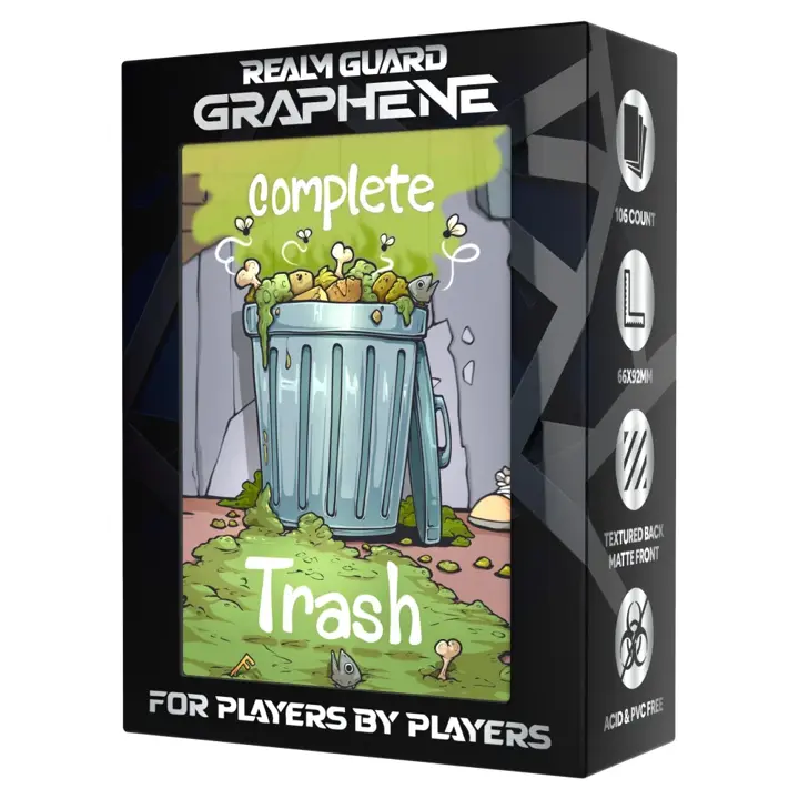 (Complete Trash) 100% Hand-Drawn 100ct Textured Matte TCG/MTG Card Art Sleeves
