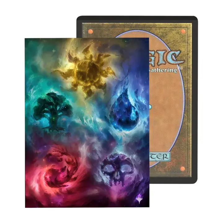 MTG Card Sleeves 100CT,Standard Size Sturdy MTG Sleeves Matte Back Finish