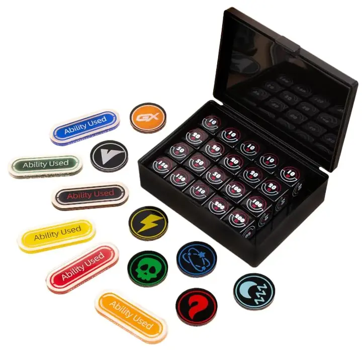 Pro TCG Tournament Kit: 20 Damage Counter Dice w/ GX/VSTAR Boards