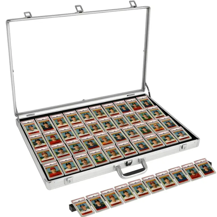 Sports Card Display Case Trade Show Table Top Case for Trading Pokemon Card