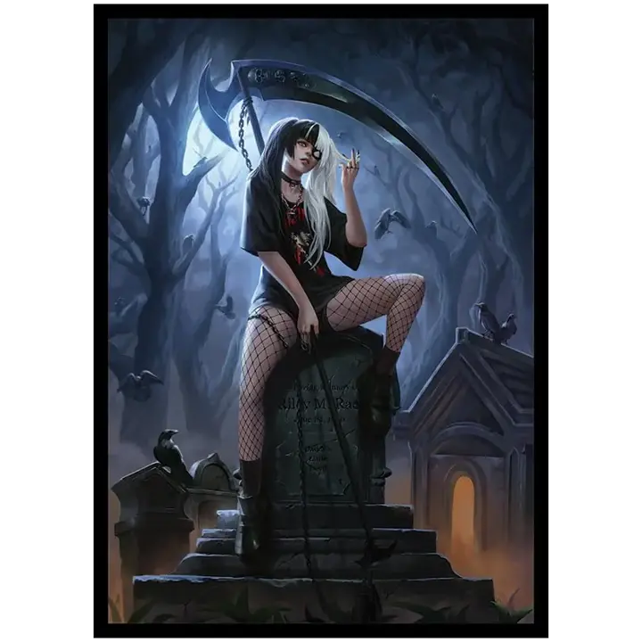 Fantasy North - Riley Raes - Daddy's Little Devil - 100 Textured Matte TCG Card Sleeves