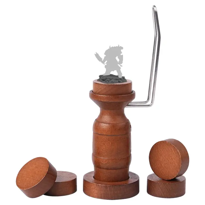 Golden Maple Miniature Painting Handle