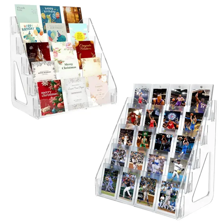 2 Pack Trading Card Display Stand, Greeting Card Display Stand