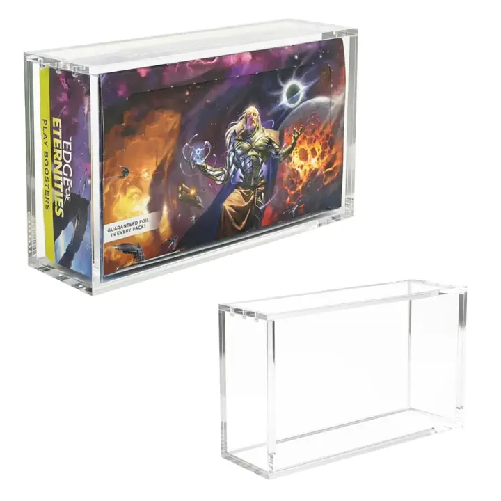 MTG 30-Pack Play Booster Box & Set Booster Acrylic Magnetic Display Case