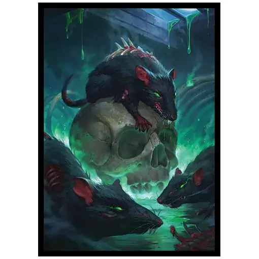 Fantasy North - Plague Rats - 100 Textured Matte TCG Card Sleeves