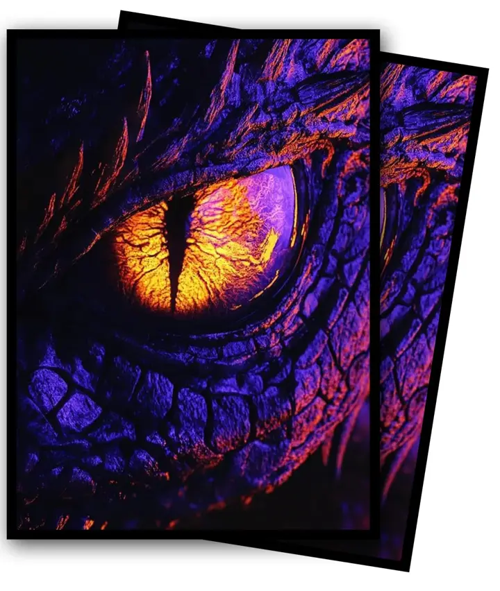 MTG Card Art Sleeves, Ultra-Clear Front & Matte Back, at Least 100 CT