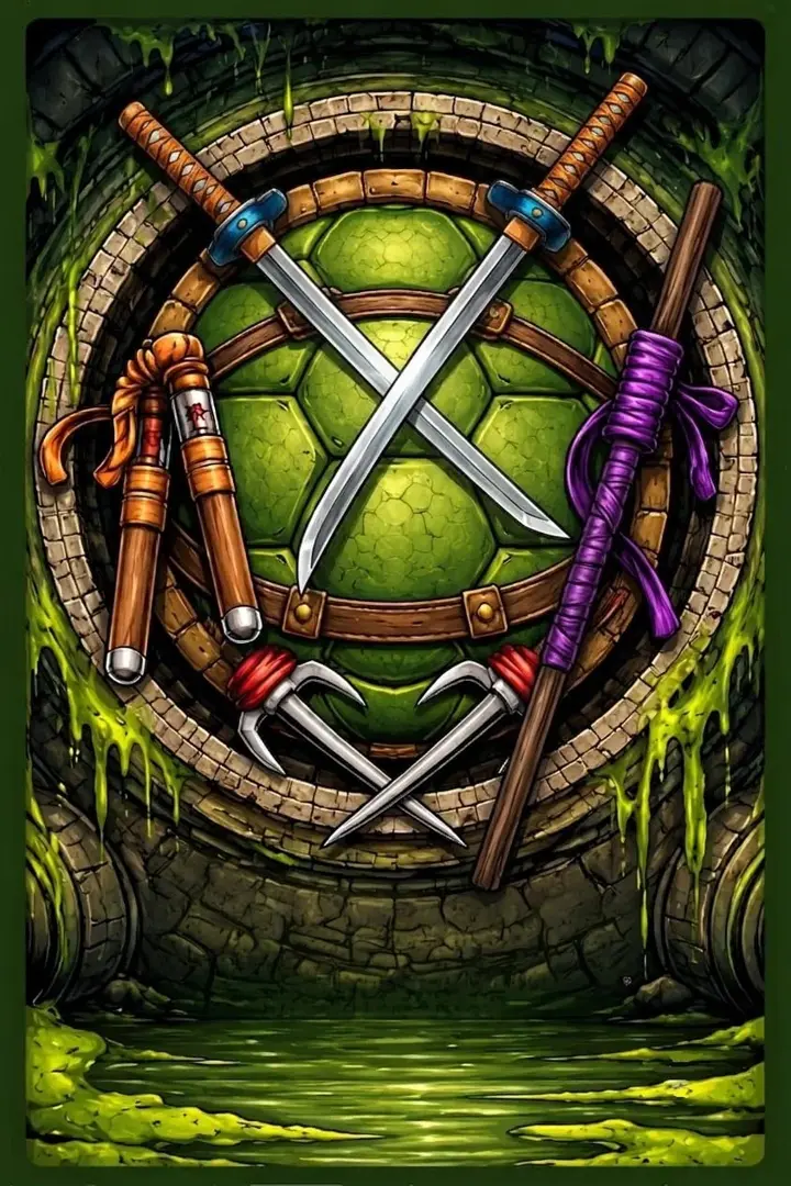MTG Sleeves, TMNT Card Sleeves MTG&TCG, 103ct