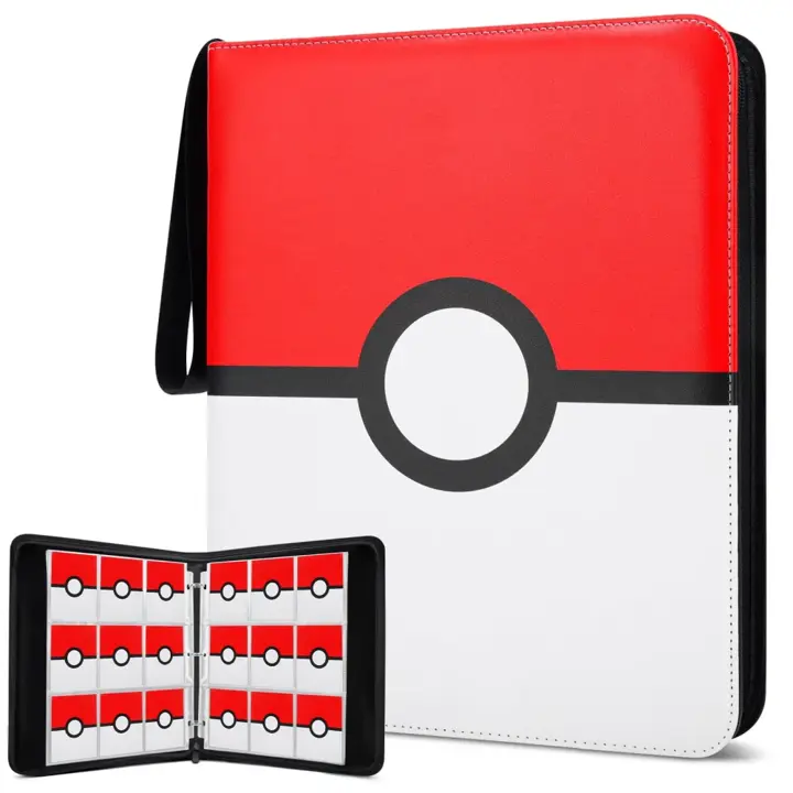 Card Binder 9 Pocket, 900 Pockets Extra Large Trading Card Binder with Zipper