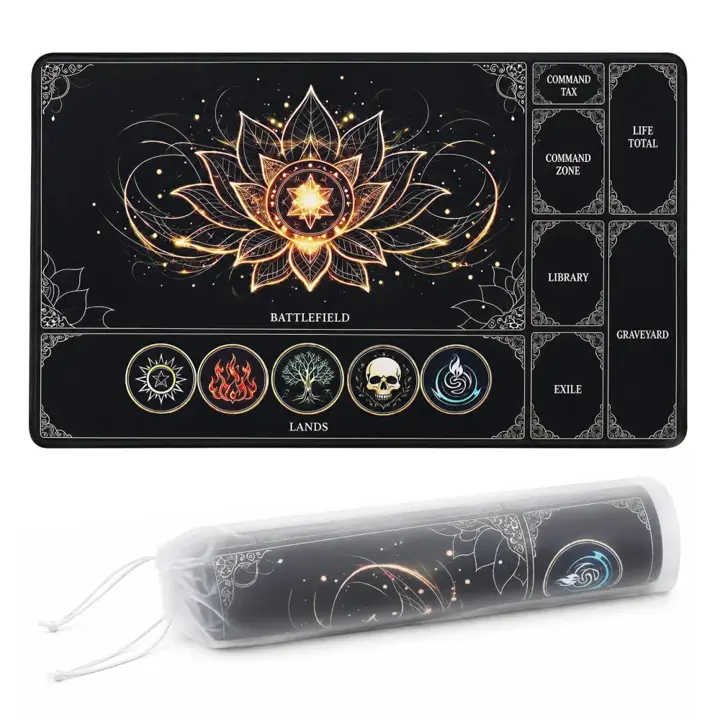 1 PCS Playmat Compatible with MTG Magic The Gathering:Magic Play mat Card Game Mat