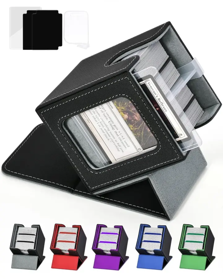 XiYeM Card Deck Box with MTG Commander Display