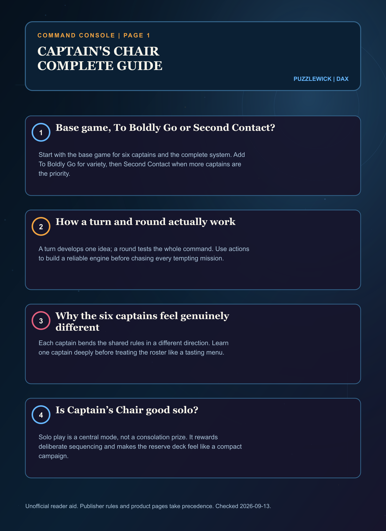 Preview of Captain’s Chair command console