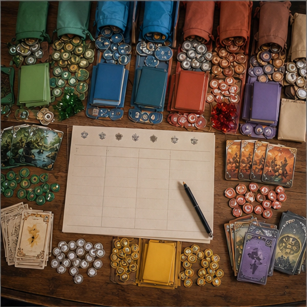 Margo, The Archivist — side-by-side table clinic with components in use