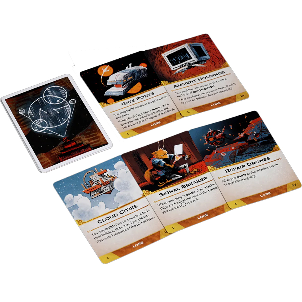 Full component overview from the base box.