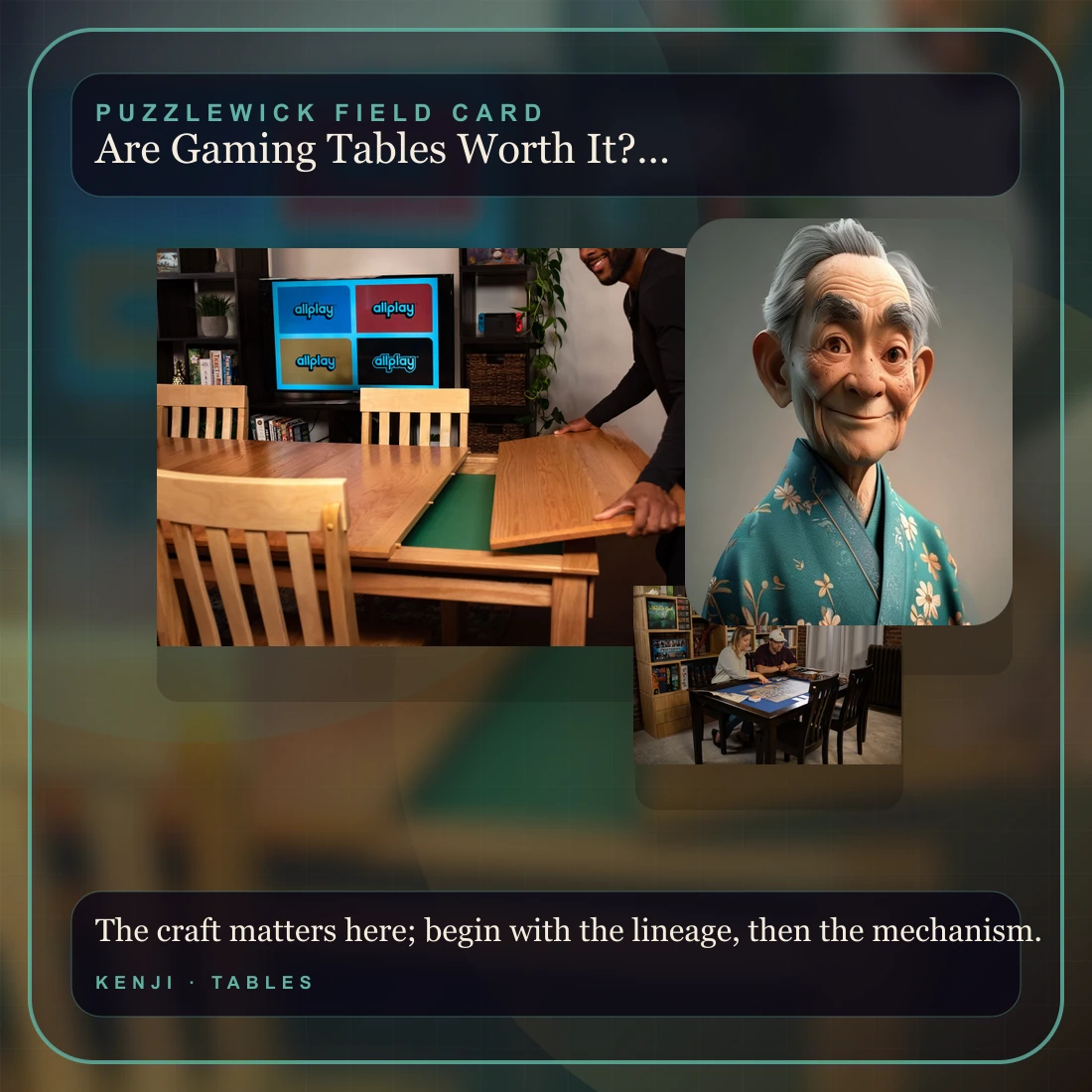 Kenji, The Sensei