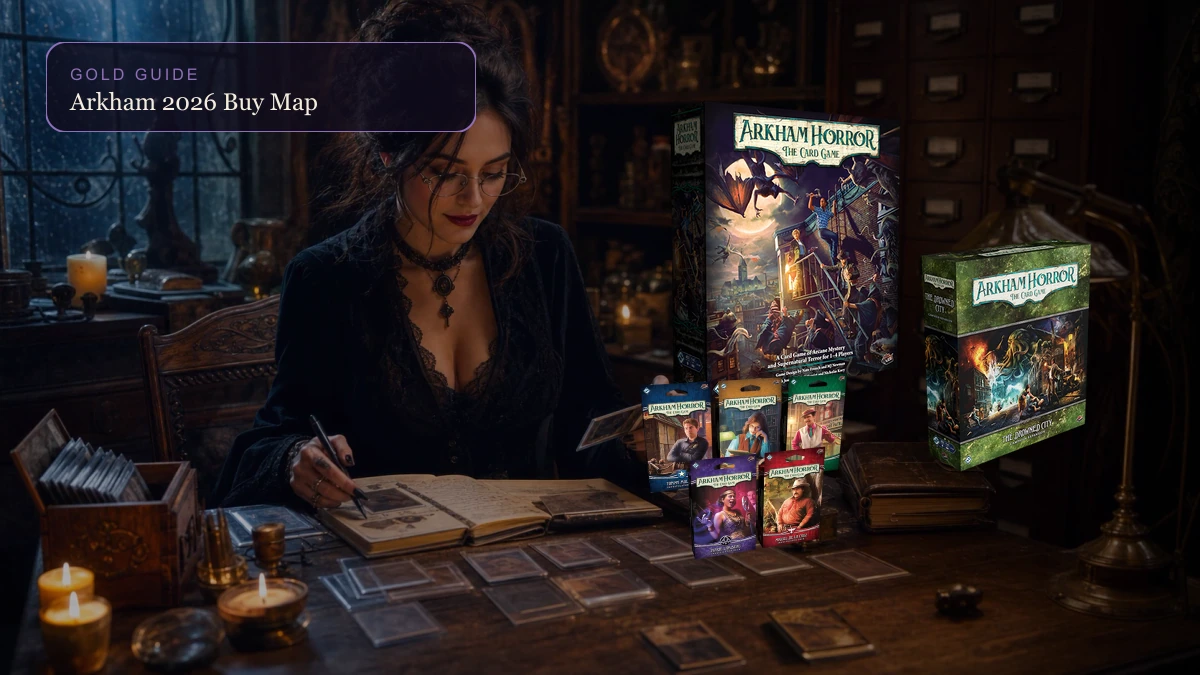 Arkham Horror LCG 2026 Buying Map: Drowned City, Chapter Two, Children of Blood, and What to Buy Next