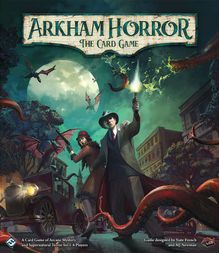 Arkham Horror The Card Game Revised Core Set box and contents