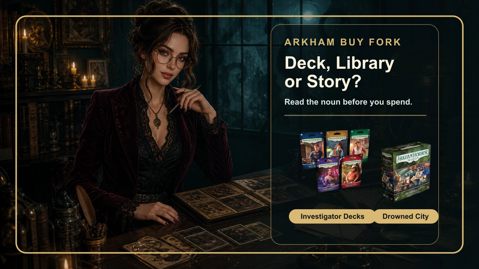 Arkham Investigator Decks vs Drowned City: What to Buy