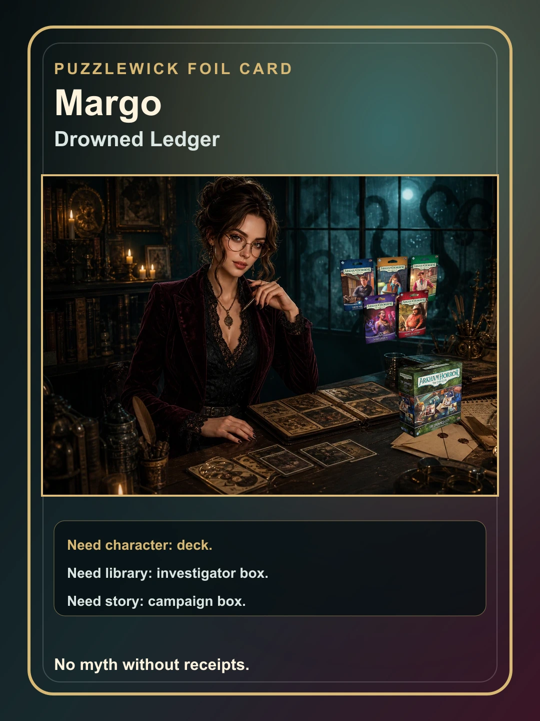 Margo, The Archivist