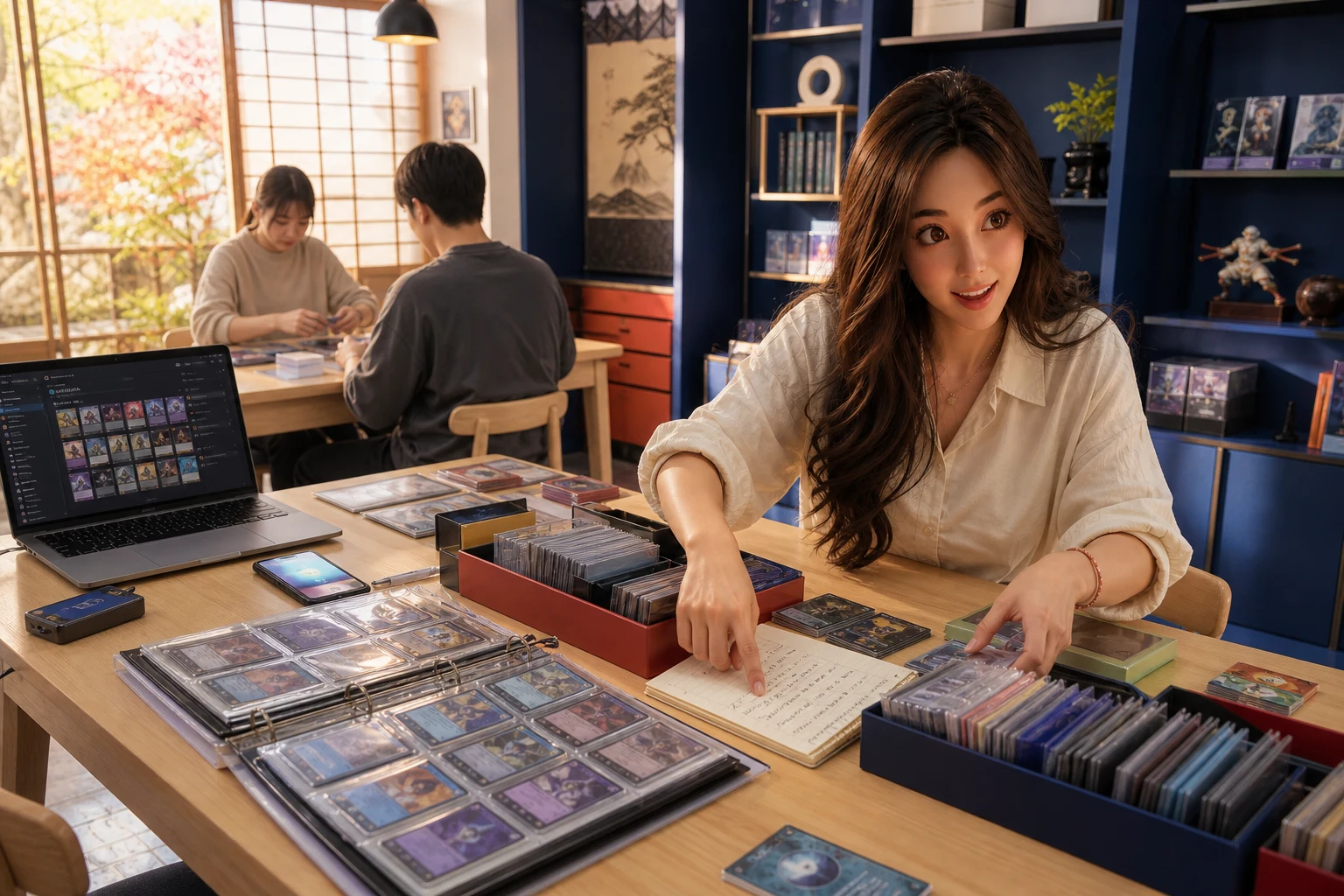 Yumi, The Hostess — bright collection atelier with nautical card-table details