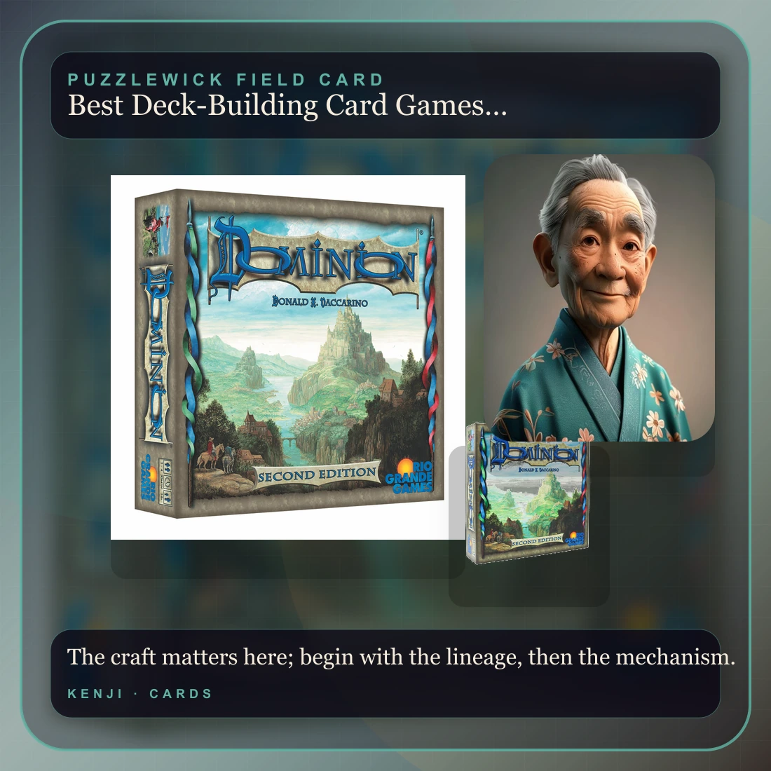 Kenji, The Sensei