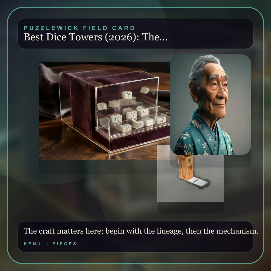 Kenji, The Sensei