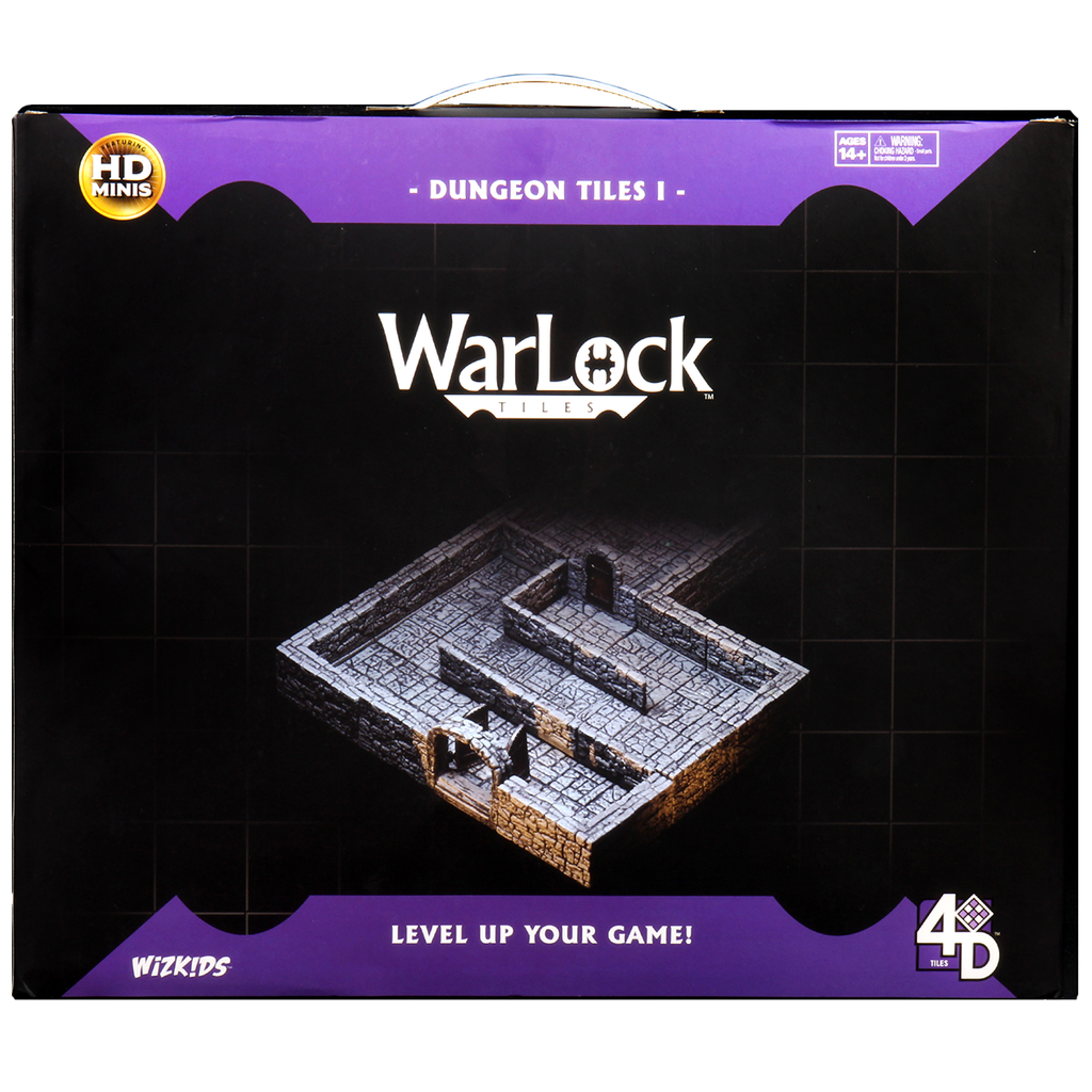 WizKids WarLock Tiles Dungeon Tiles I modular dungeon build