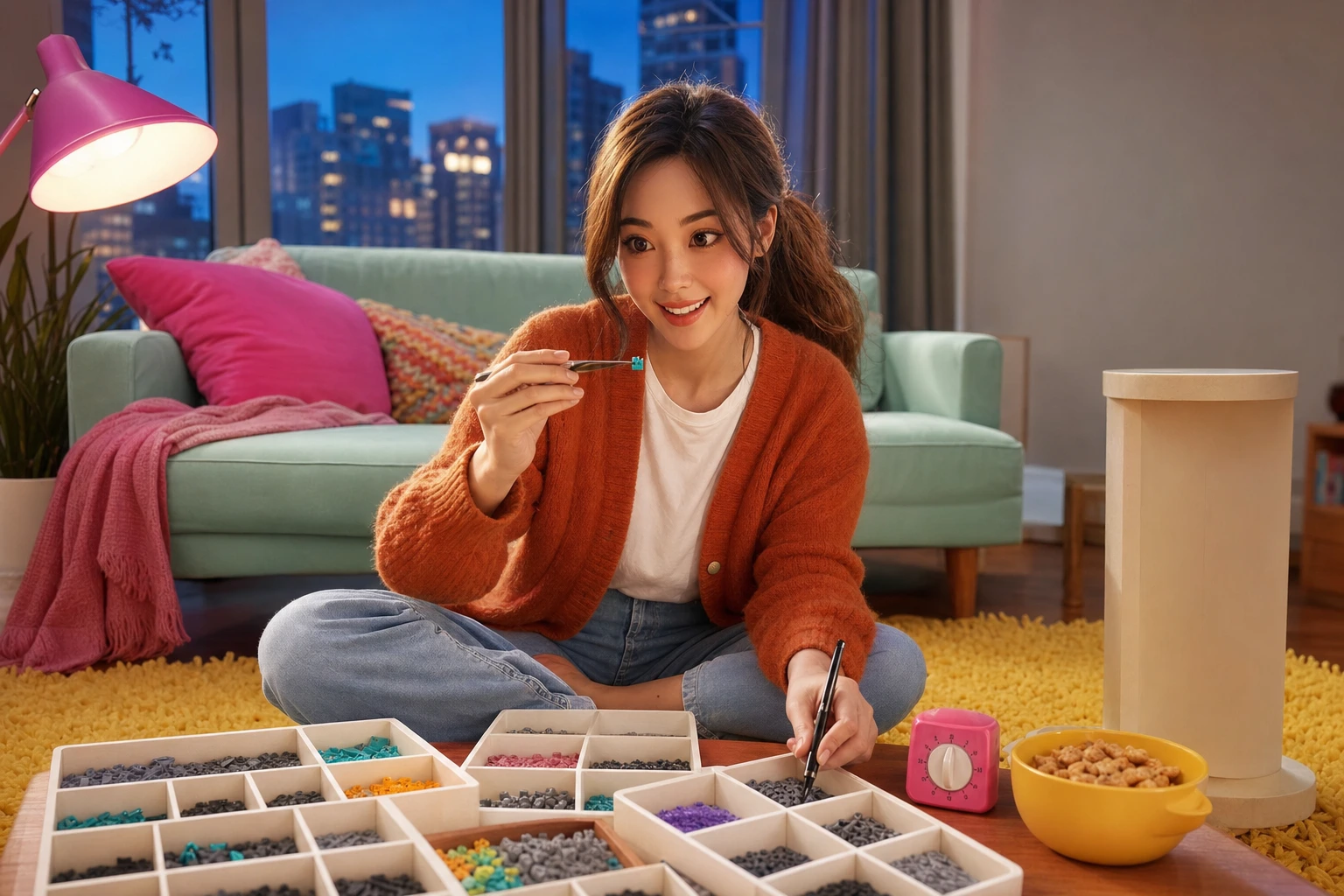 Yumi, The Hostess — cozy