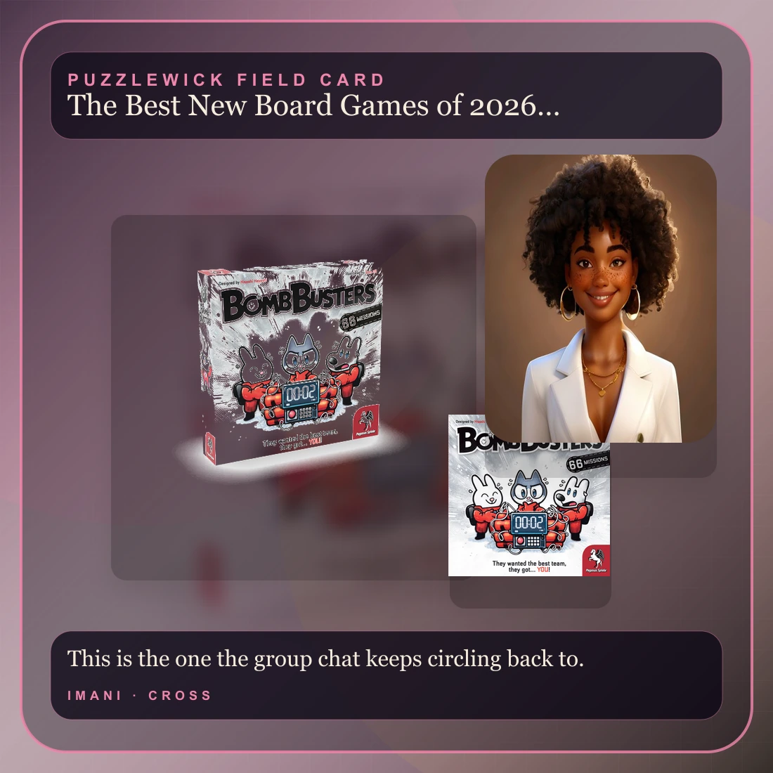 Imani, The Connector