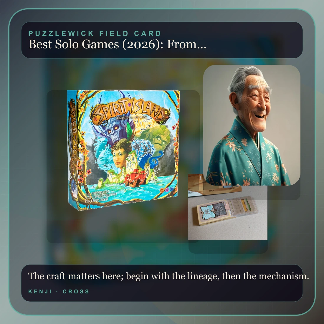 Kenji, The Sensei