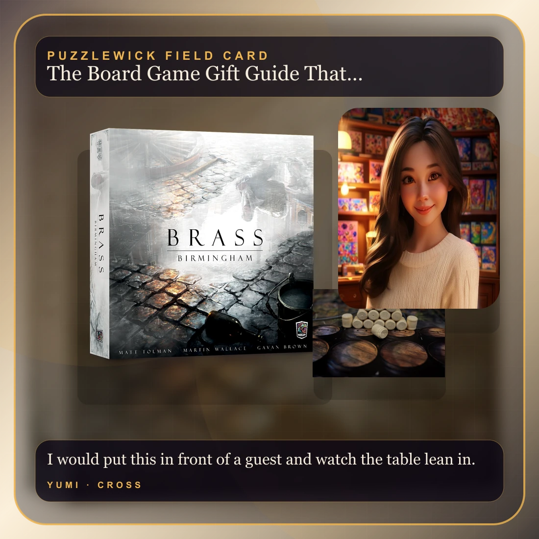 Yumi, The Hostess