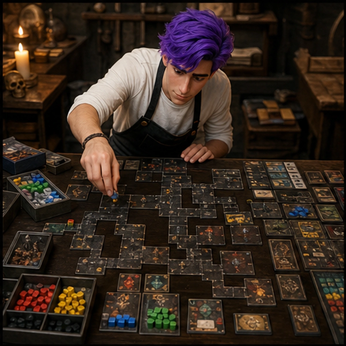 Dax, The Critic — demonstrating the core turn with the game staged clearly