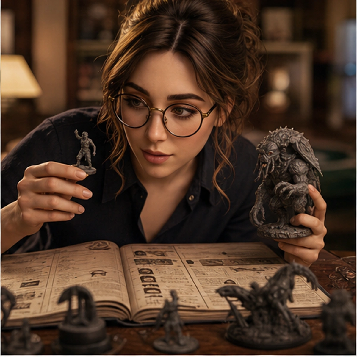 Margo, The Archivist — demonstrating the core turn with the game staged clearly