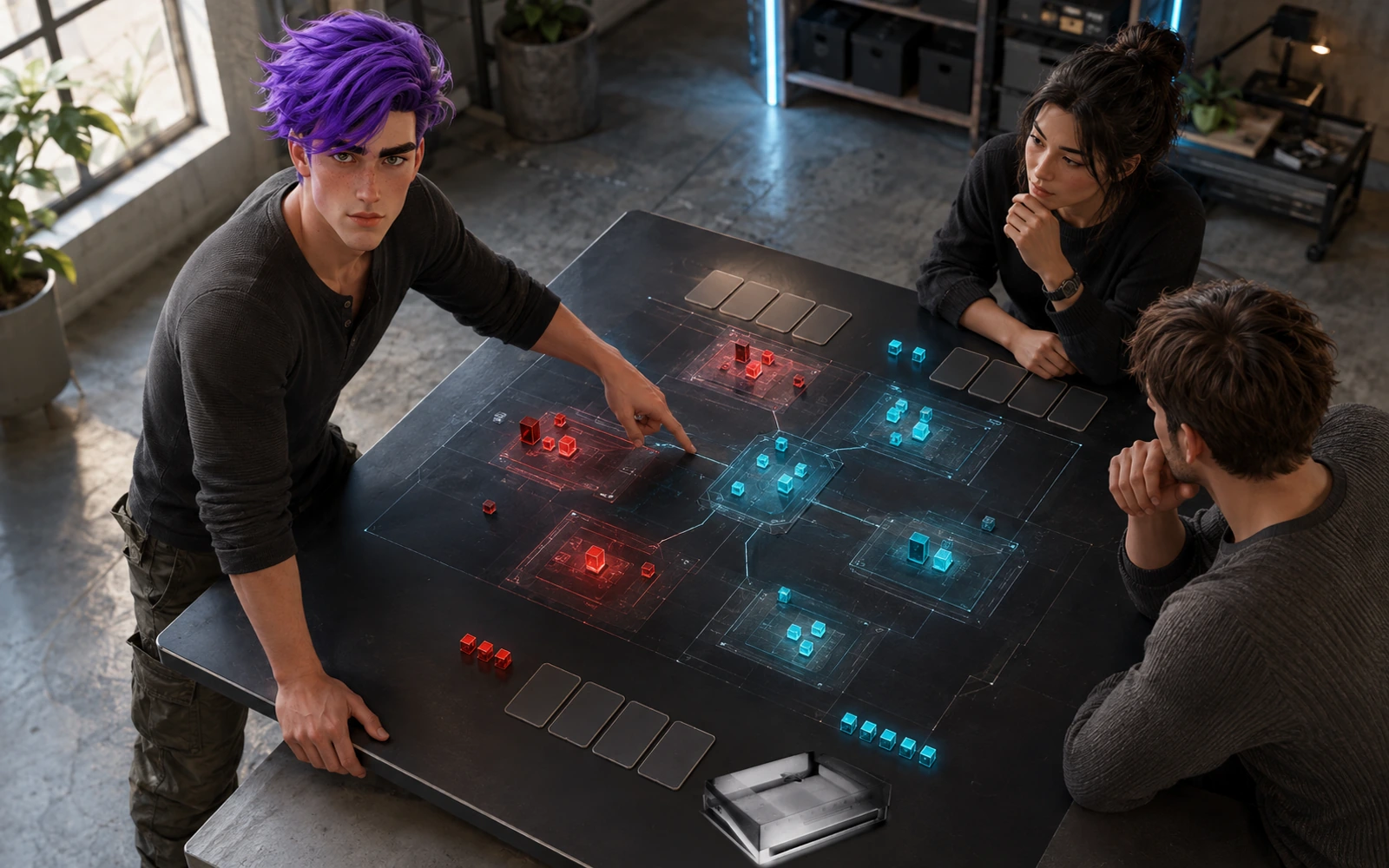 Dax traces the live network on a correctly scaled Deckers table.