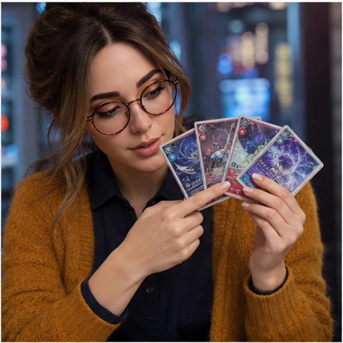 Margo, The Archivist — demonstrating the core turn with the game staged clearly