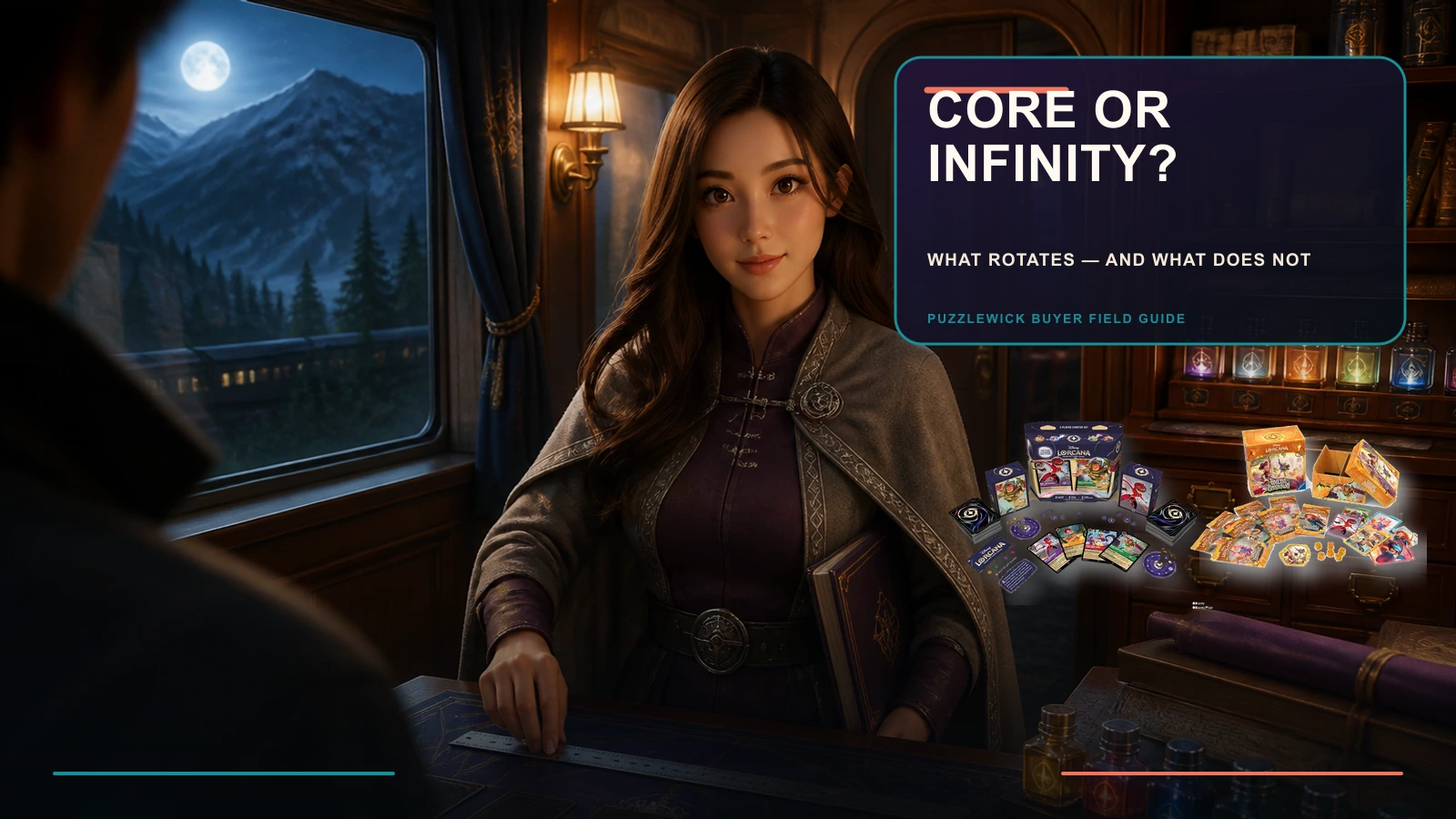 Disney Lorcana Core vs Infinity 2026: Rotation, Legal Sets & Best First Buy