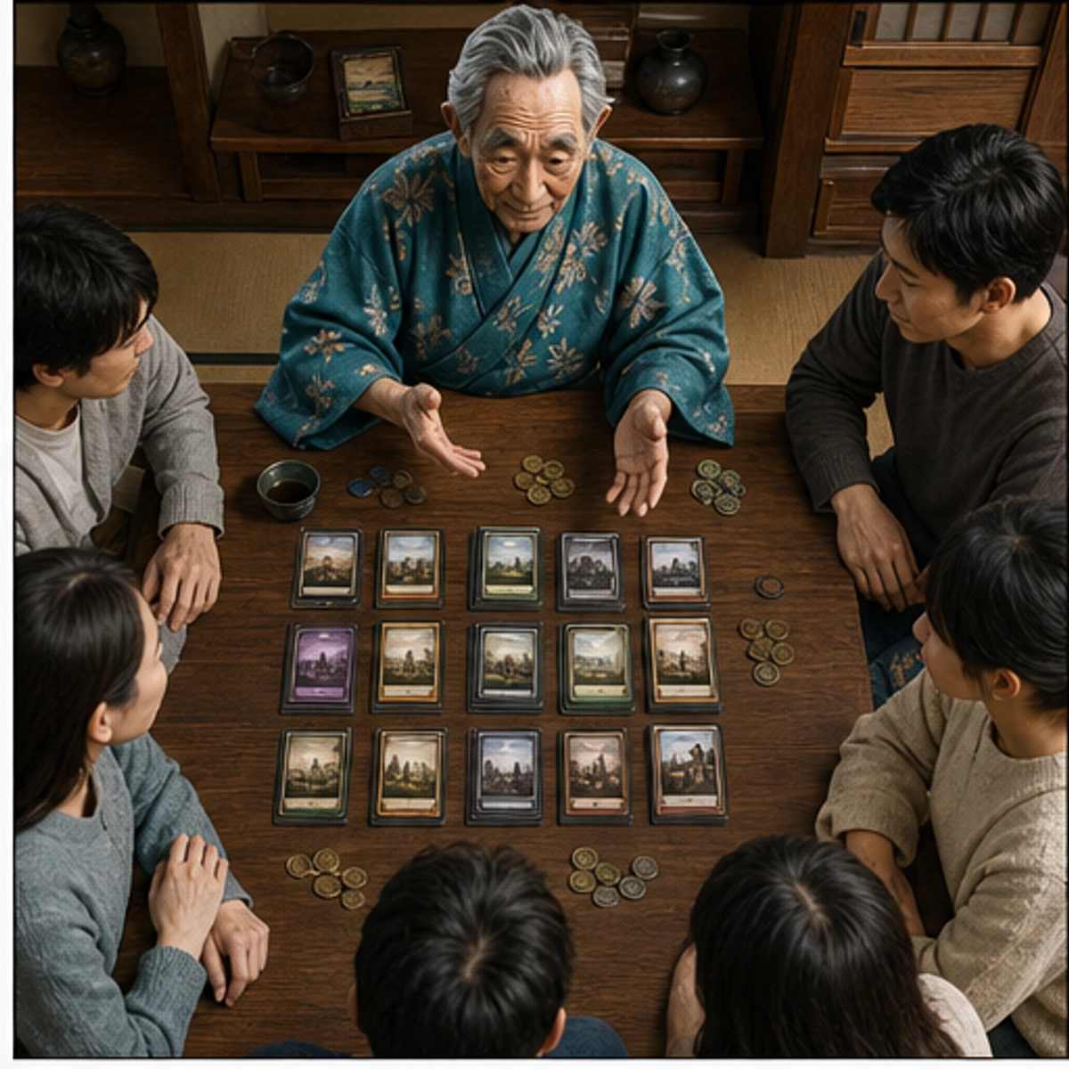 Kenji, The Sensei — side-by-side table clinic with components in use