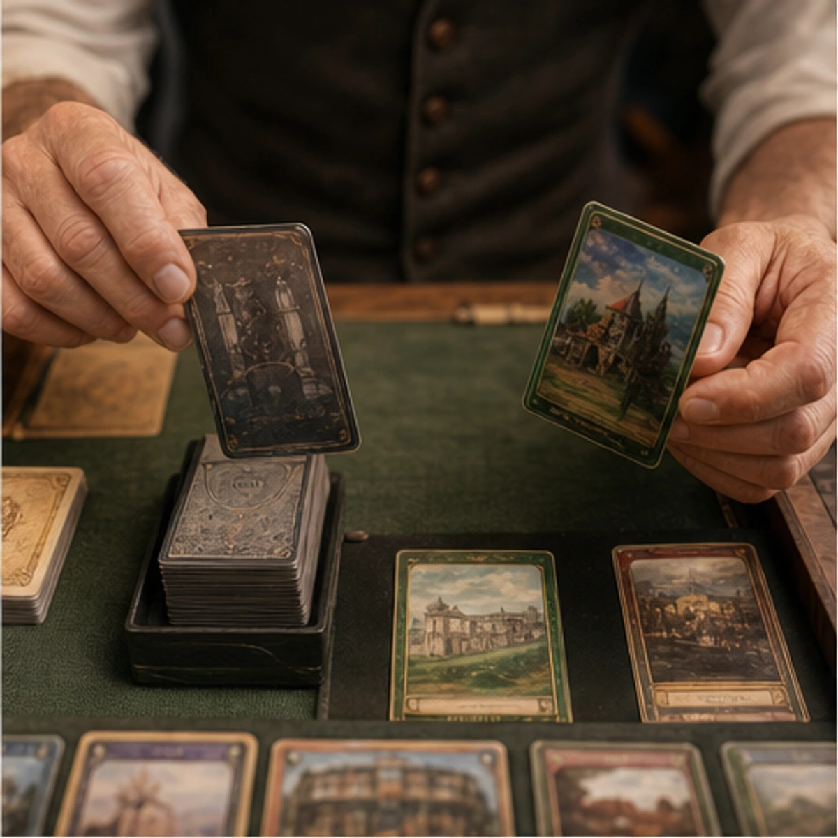 Robert, The Keeper — demonstrating the core turn with the game staged clearly