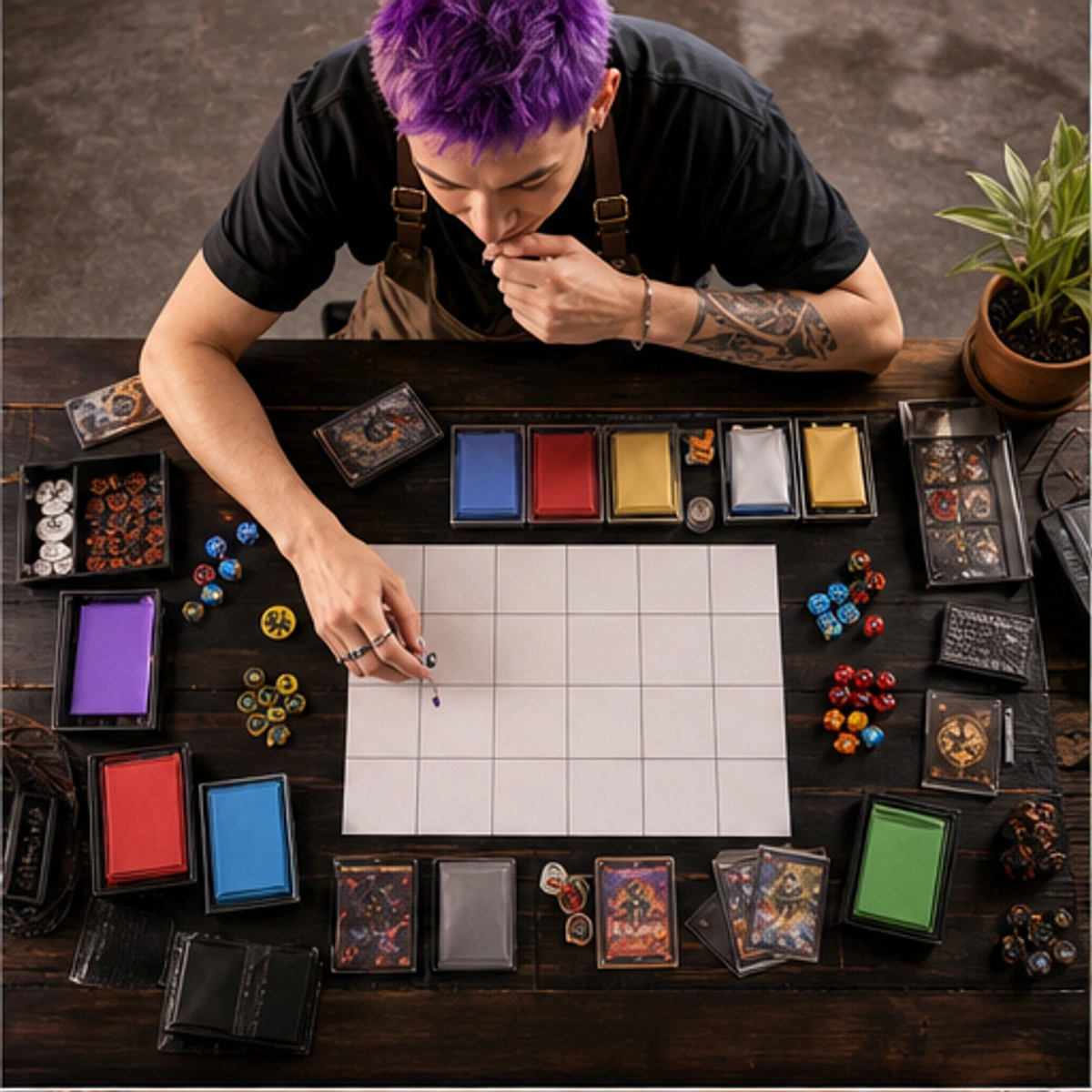 Dax, The Critic — side-by-side table clinic with components in use