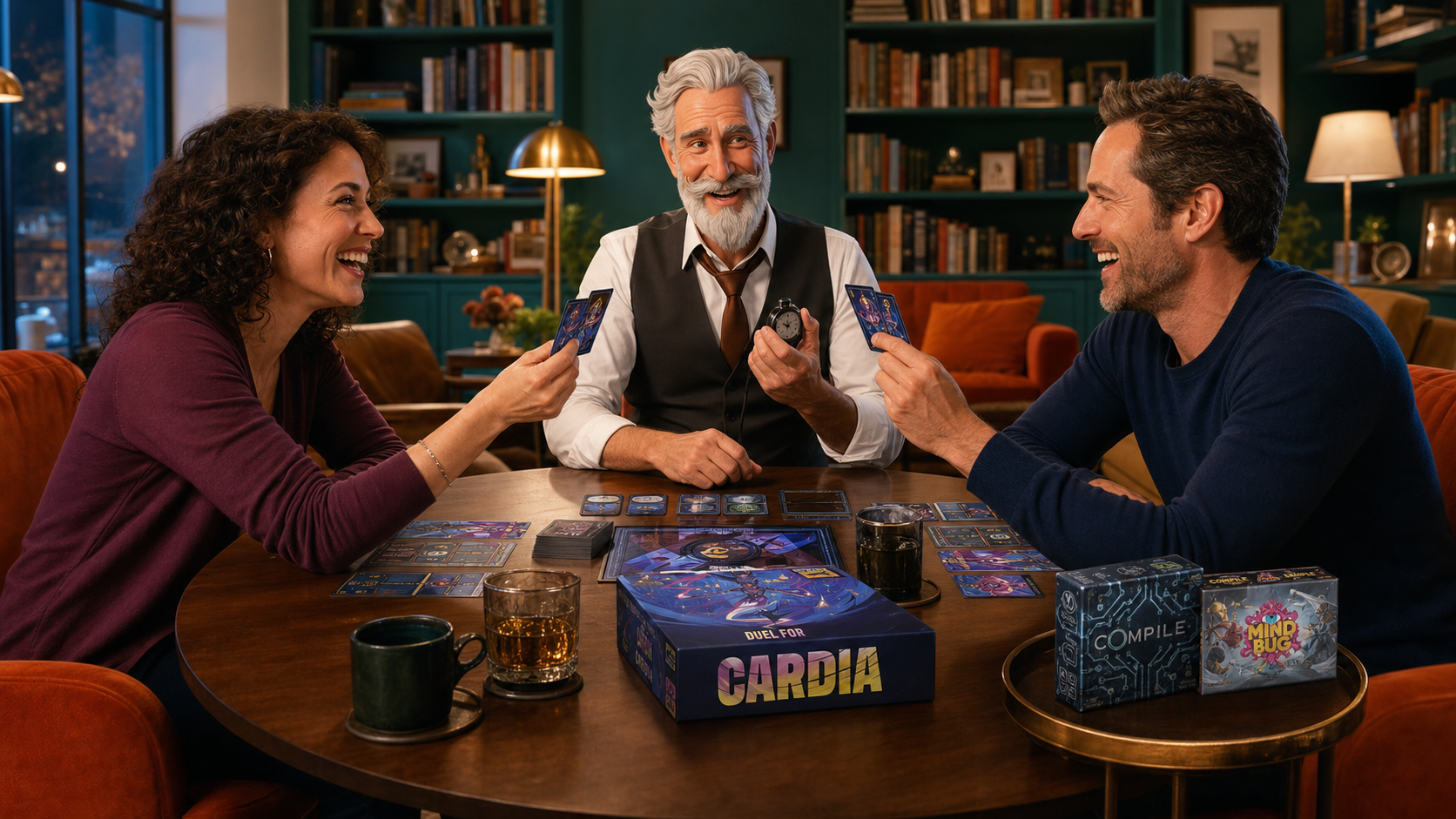 Robert, The Keeper — warm card salon