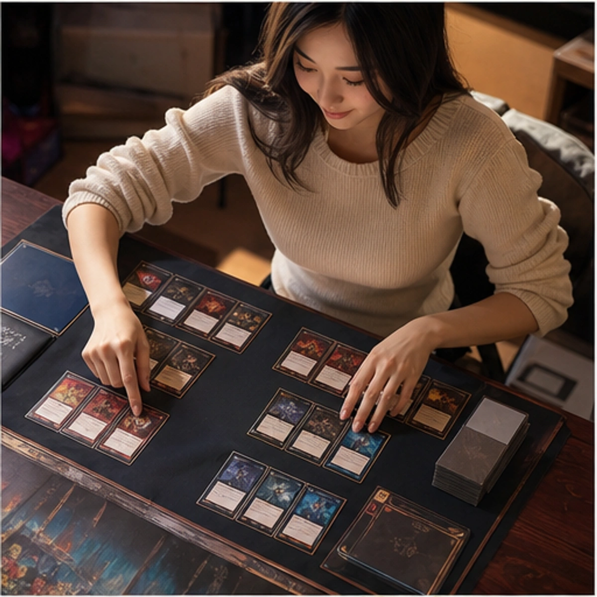 Yumi, The Hostess — side-by-side table clinic with components in use