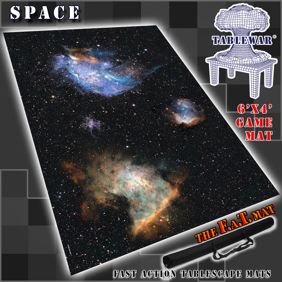 F.A.T. Mat 6'×4' Gaming Mat (Multiple Designs)