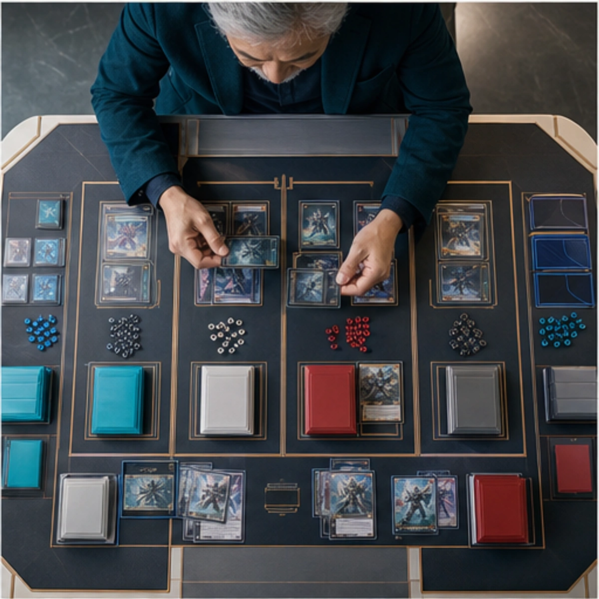 Kenji, The Sensei — side-by-side table clinic with components in use